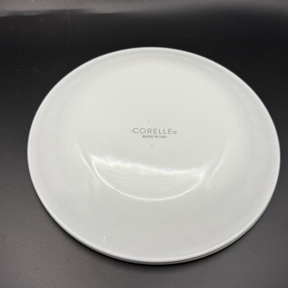Corelle 3 Blue Cobalt Circle Pattern 6.75" Bread & Butter Plates made in USA - Picture 3 of 5